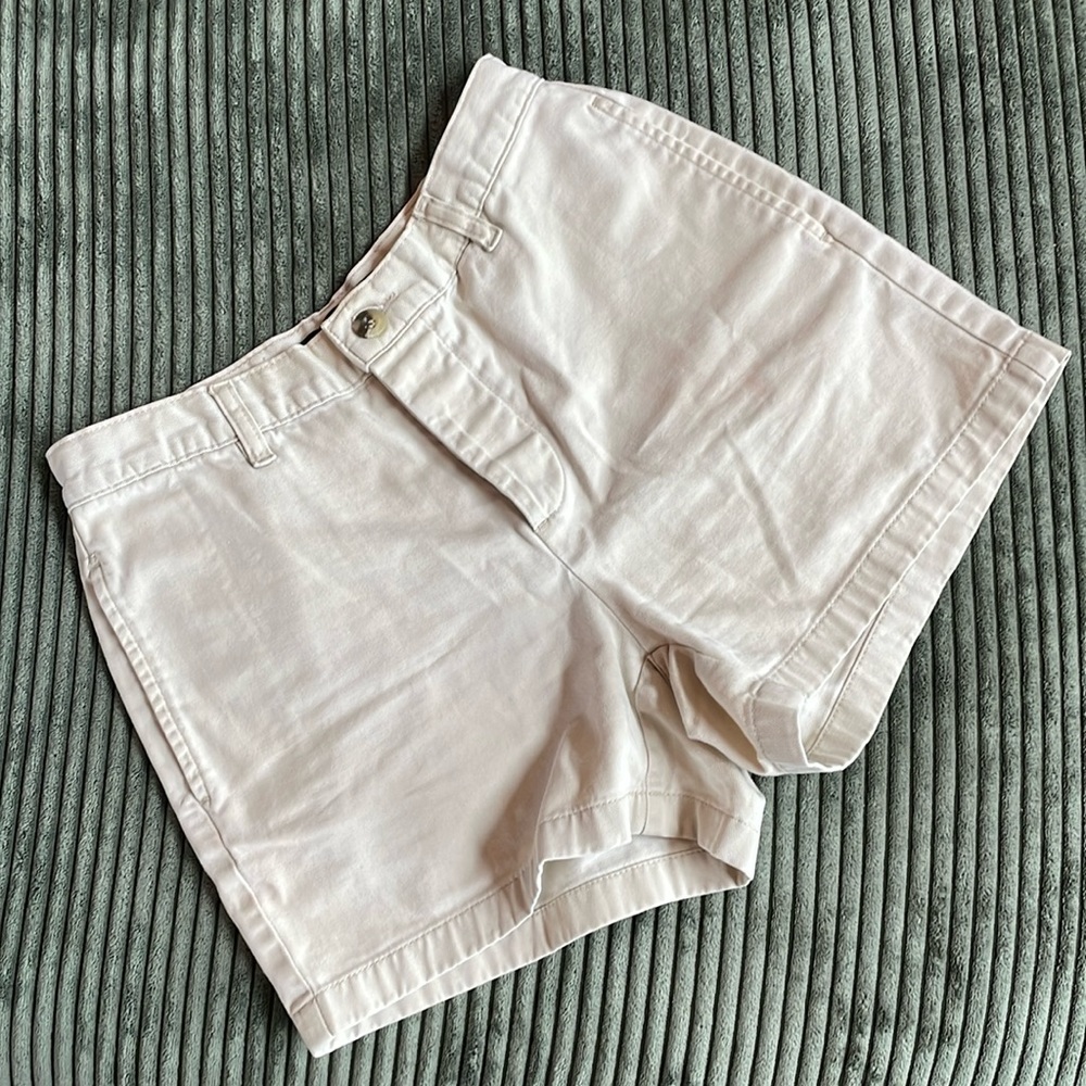 ⭐️3/$15⭐️ Ellemenno Vintage Tan Kahki High Waisted Button Up Shorts, Jr.s Size 3